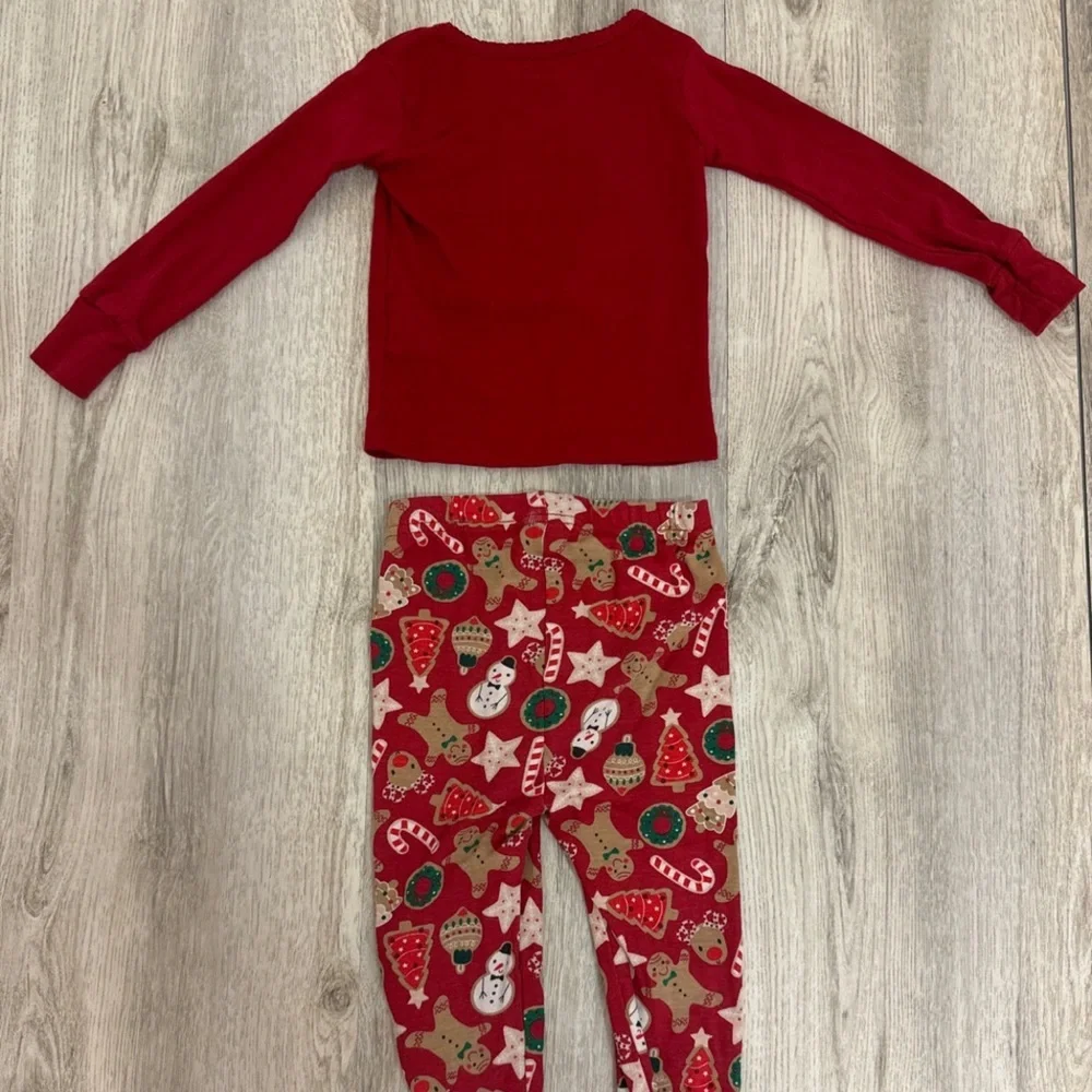 Gymboree Girls 12-18 Months Gingerbread House Holidays Long Sleeve Pjs